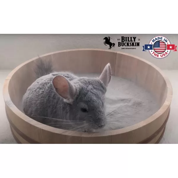 Premium Chinchilla Dust Bath 6 lb Tub All Natural Dusting Powder Ideal for Degus Hamsters Gerbils and Other Small Pet Animals Pure Cleansing Pumice Sand Pet Supplies by Billy Buckskin Co6 lb