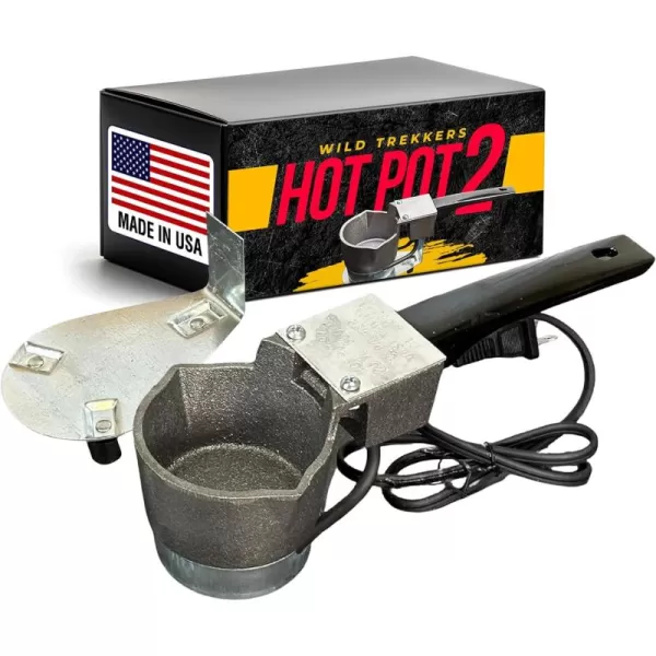 Do It Hot Pot 2  Electric Melting Pot for Lead  Melts Lead Ingots Quickly  4 Pound Capacity  Lead Melting Pot for Fishing Weight Molds ampamp Bullet Casting Molds  Made in The USA