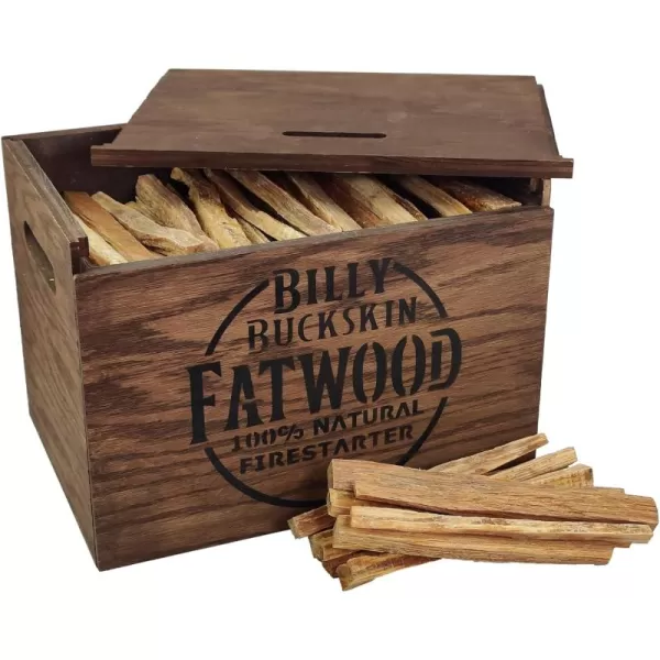 Fatwood Fire Starter Sticks 10 lb Box  All Natural ResinRich Fatwood for Wood Stoves Fireplaces Campfires  Easy ampamp Safe Fire Logs LongLasting Firewood 140 SticksDark Brown