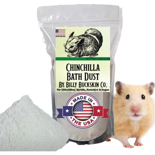 Premium Chinchilla Dust Bath 6 lb Tub All Natural Dusting Powder Ideal for Degus Hamsters Gerbils and Other Small Pet Animals Pure Cleansing Pumice Sand Pet Supplies by Billy Buckskin Co25 lb