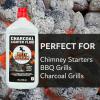 image1 Quart Lighter Fuel Bottle Clean Burning ampamp Fast Lighting Lighter Fluid Charcoal Lighter Fluid Perfect Fire Starter for Outdoor BBQ Camping Charcoal ampamp Wood Fires ampamp Bonfires by Billy Buckskin2 Pack