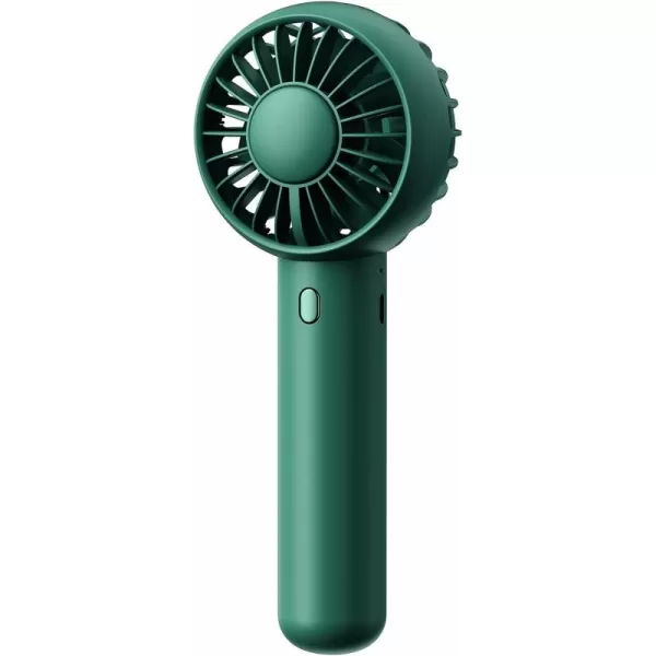 Gaiatop Mini Portable Fan Powerful Handheld Fan Cute Design 3 Speed Personal Small Desk Fan with Base Lightweight Makeup USB Rechargeable Fan for Stylish Girl Women Travel Indoor Outdoor GreenNavy green