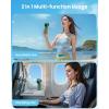 imageGaiatop Portable Handheld Turbo Fan 1100 Adjustable High Speeds 320Hrs Cooling Times 4800mAh USB Rechargeable Portable Small Hand Fans with Lanyard for Outdoor Travel Home Make Up Navy BlueArmy Green