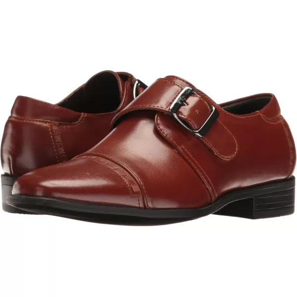 STACY ADAMS Boys Macmillian Uniform Dress ShoeCognac