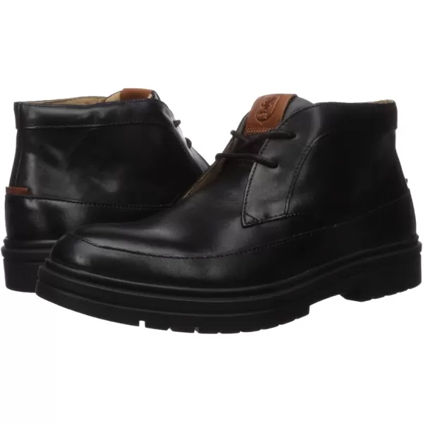 STACY ADAMS Mens Alcander Leather Chukka BootBlack