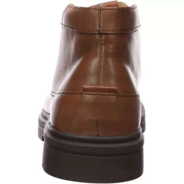 STACY ADAMS Mens Alcander Leather Chukka BootCognac