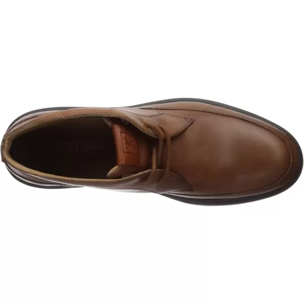 STACY ADAMS Mens Alcander Leather Chukka BootCognac