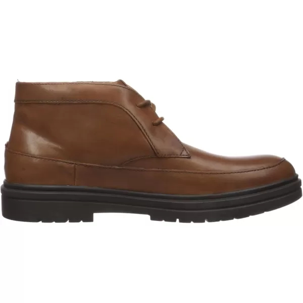 STACY ADAMS Mens Alcander Leather Chukka BootCognac