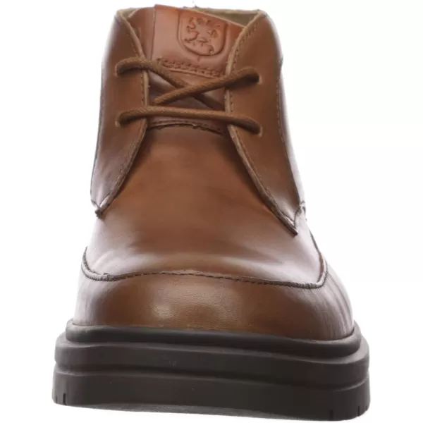 STACY ADAMS Mens Alcander Leather Chukka BootCognac