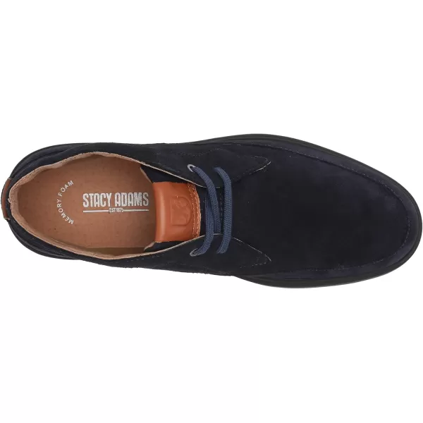 STACY ADAMS Mens Amherst Suede Chukka BootNavy