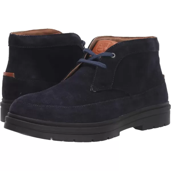 STACY ADAMS Mens Amherst Suede Chukka BootNavy
