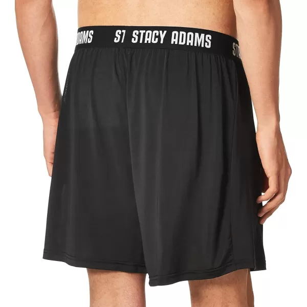 Stacy Adams Mens Big and Tall Boxer ShortGray