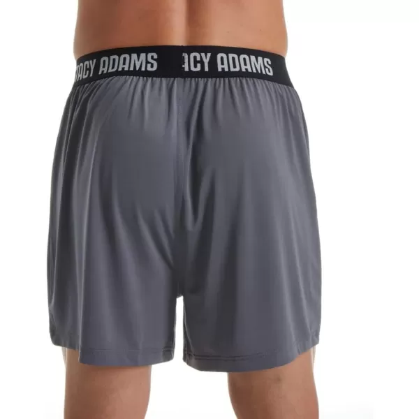 Stacy Adams Mens Big and Tall Boxer ShortWhite