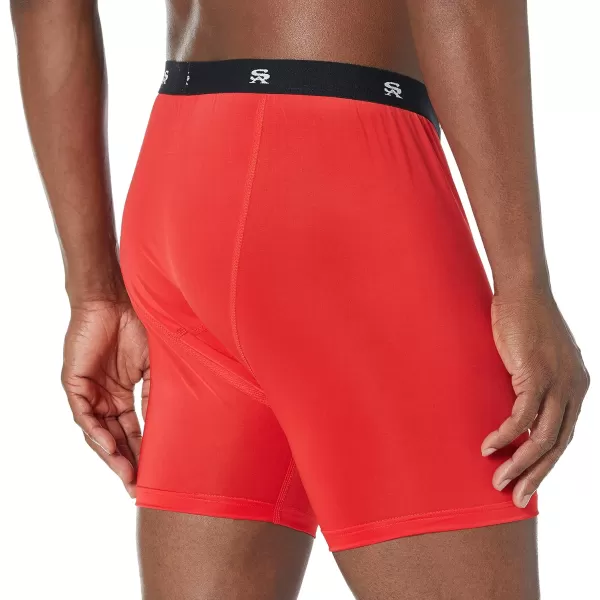 Stacy Adams Mens Boxer BriefRed