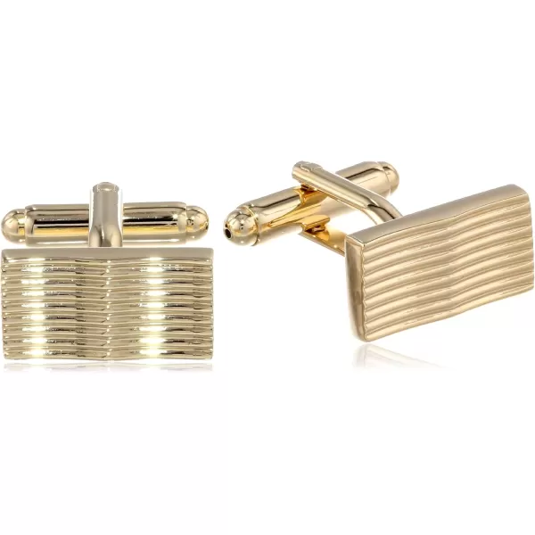 Stacy Adams Mens Gold Cuff Link ampamp Tie Bar Wridges Set