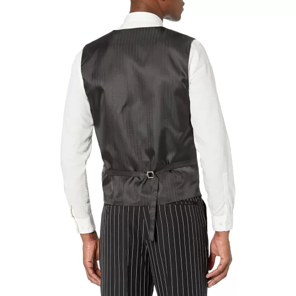 Stacy Adams Mens Mars Vested 3 Piece SuitBlackWhite