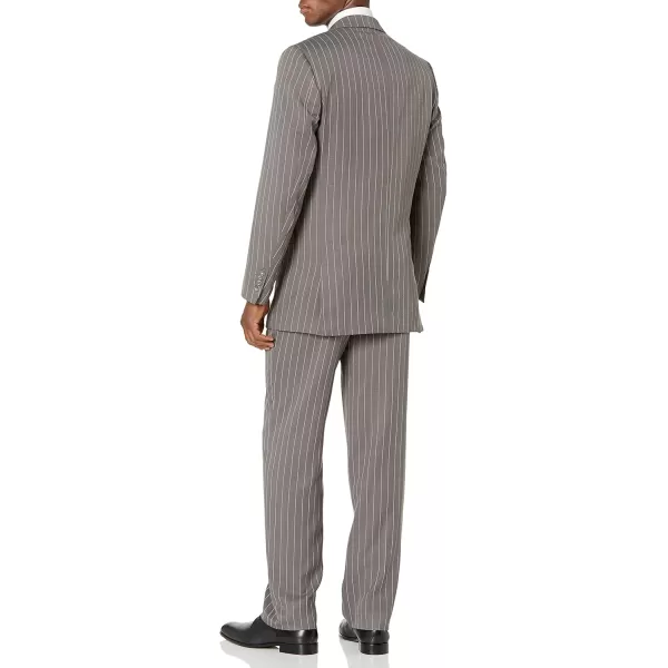 Stacy Adams Mens Mars Vested 3 Piece SuitGreyWhite