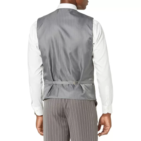 Stacy Adams Mens Mars Vested 3 Piece SuitGreyWhite
