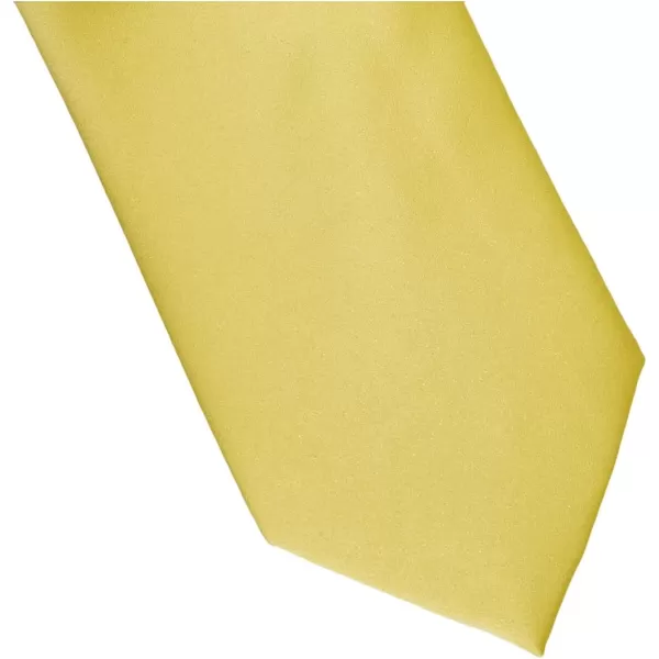 Stacy Adams Mens Satin solid Tie SetBanana