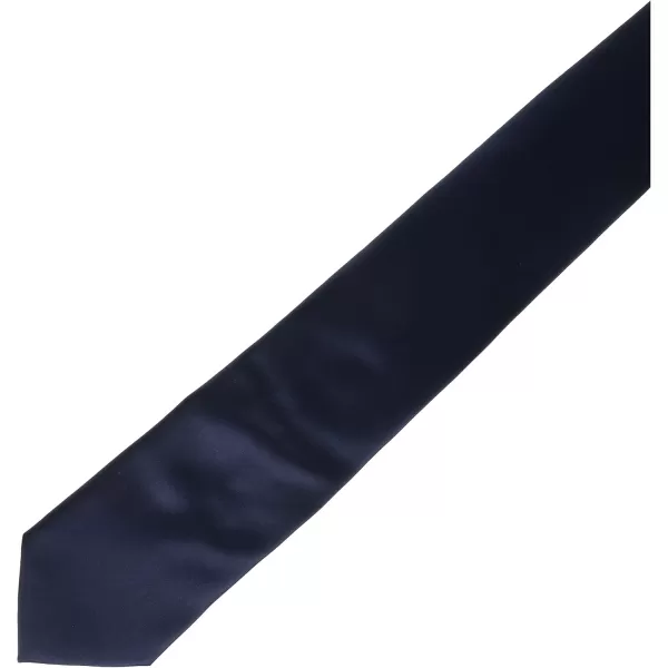 Stacy Adams Mens Satin solid Tie SetBlue