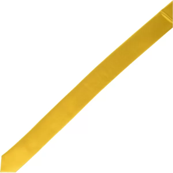 Stacy Adams Mens Satin solid Tie SetGold