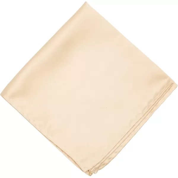 Stacy Adams Mens Satin solid Tie SetIvory