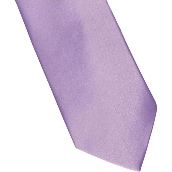 Stacy Adams Mens Satin solid Tie SetLilac