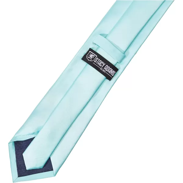 Stacy Adams Mens Satin solid Tie SetMint