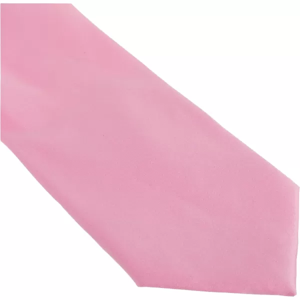 Stacy Adams Mens Satin solid Tie SetPink