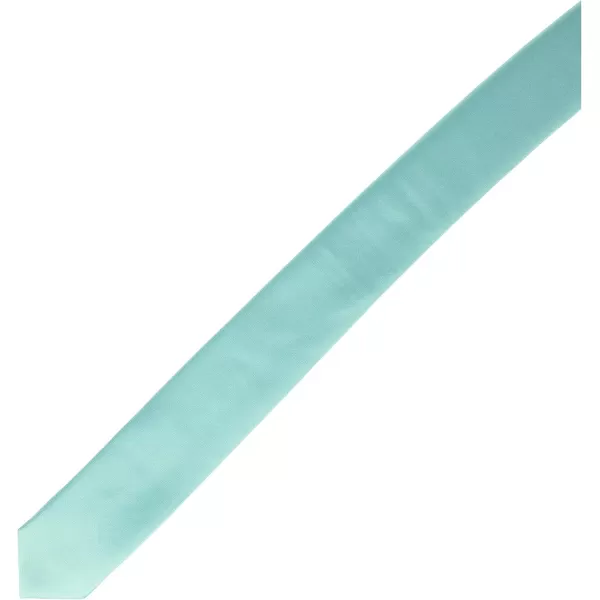 Stacy Adams Mens Satin solid Tie SetTurquoise