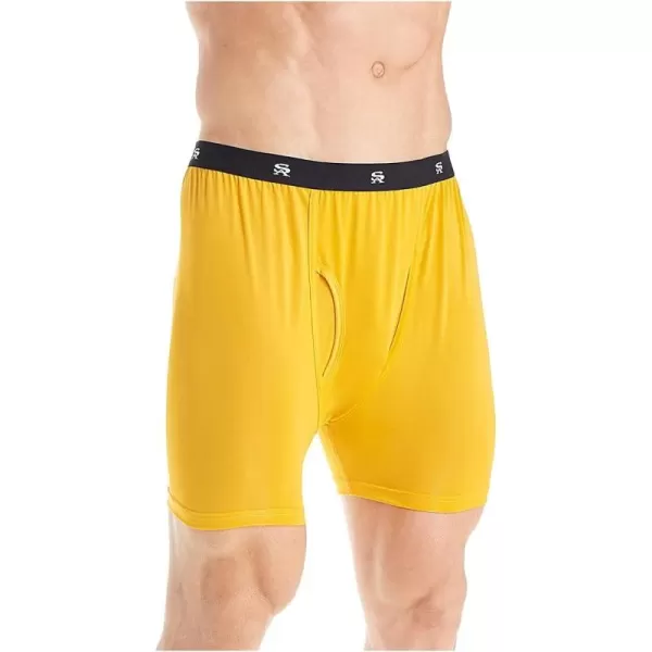 STACY ADAMS Mens Boxer BriefMustard