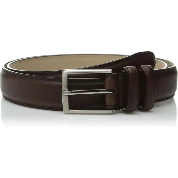 Stacy Adams Mens 34mm Geniune Leather Belt with Microfiber LiningBrown