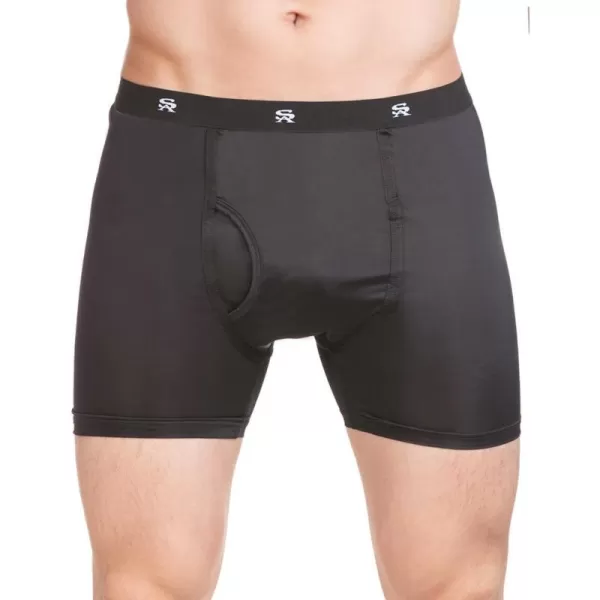 Stacy Adams Mens Boxer BriefBlack