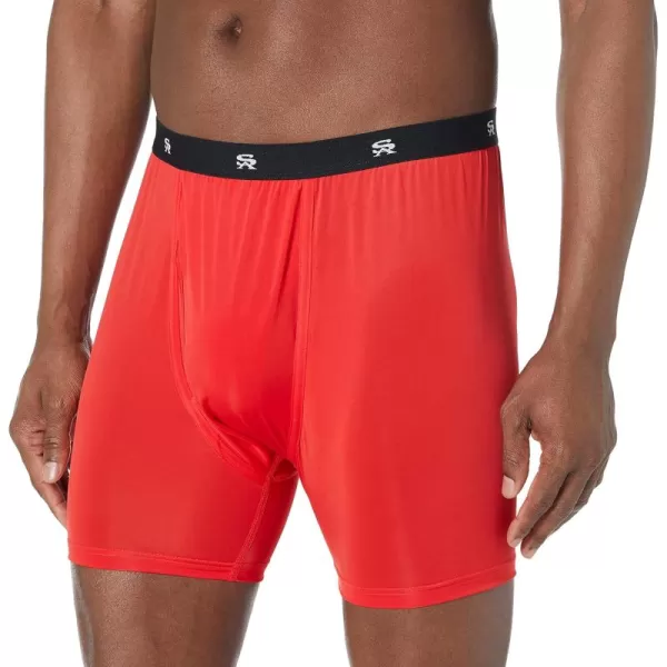 Stacy Adams Mens Boxer BriefRed