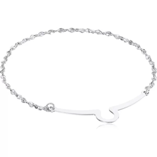 Stacy Adams Mens Diamond Cut Tie ChainSilver