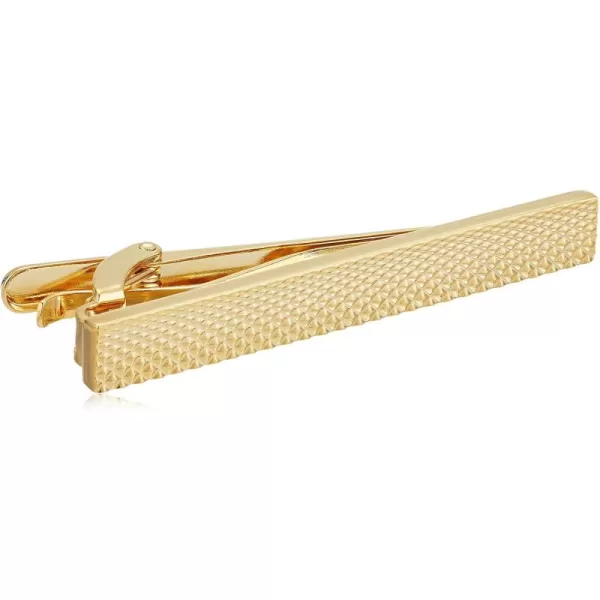 Stacy Adams Mens Gold Textured Tie Bar One Size