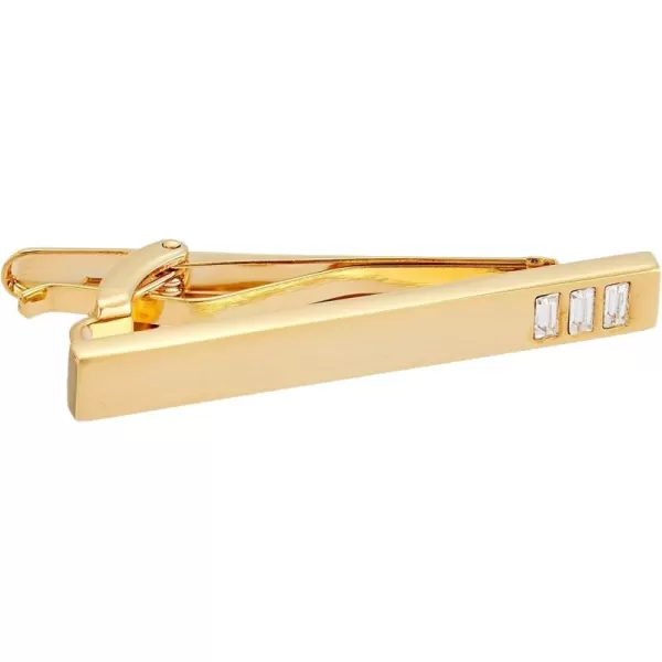 Stacy Adams Mens Tie Bar with Jet Acrylic Inlay