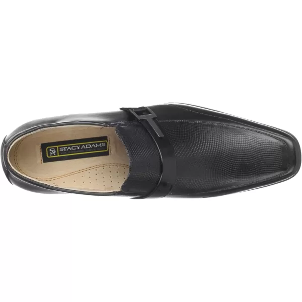 STACY ADAMS Mens Beau Moc Toe Bit SlipOn LoaferBlack