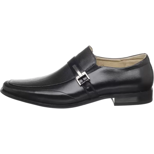 STACY ADAMS Mens Beau Moc Toe Bit SlipOn LoaferBlack