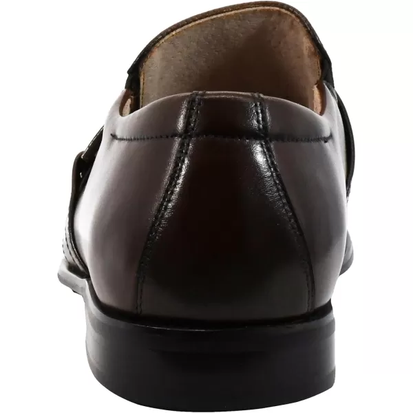 STACY ADAMS Mens Beau Moc Toe Bit SlipOn LoaferBrown