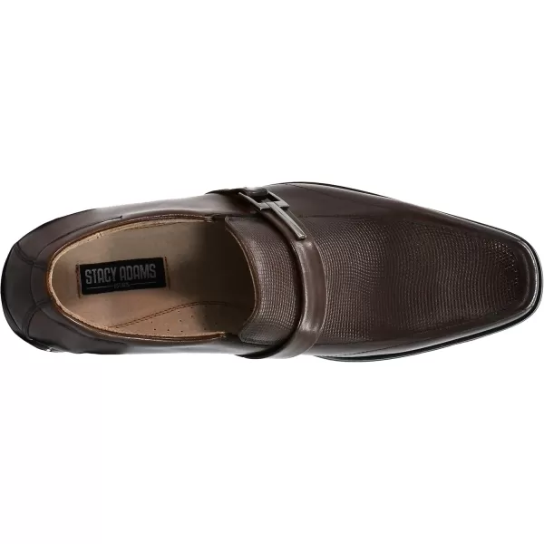 STACY ADAMS Mens Beau Moc Toe Bit SlipOn LoaferBrown