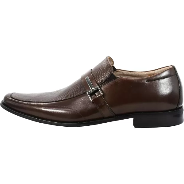 STACY ADAMS Mens Beau Moc Toe Bit SlipOn LoaferBrown