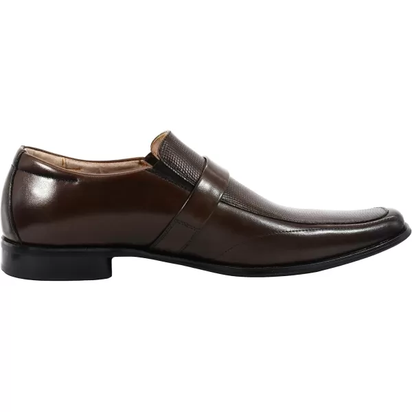 STACY ADAMS Mens Beau Moc Toe Bit SlipOn LoaferBrown