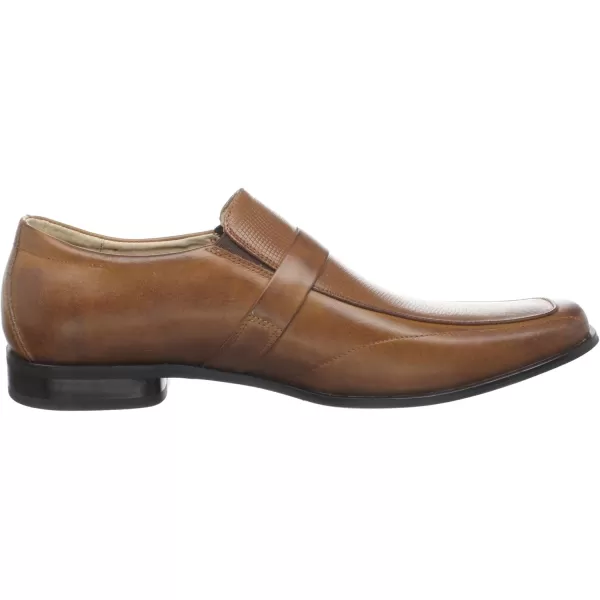 STACY ADAMS Mens Beau Moc Toe Bit SlipOn LoaferCognac