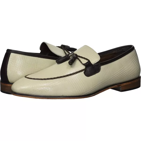 STACY ADAMS Mens Bianchi Tassel Slipon LoaferTaupe Multi