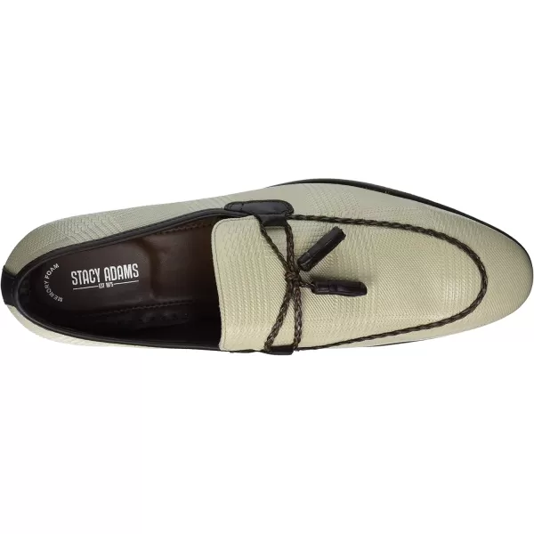 STACY ADAMS Mens Bianchi Tassel Slipon LoaferTaupe Multi