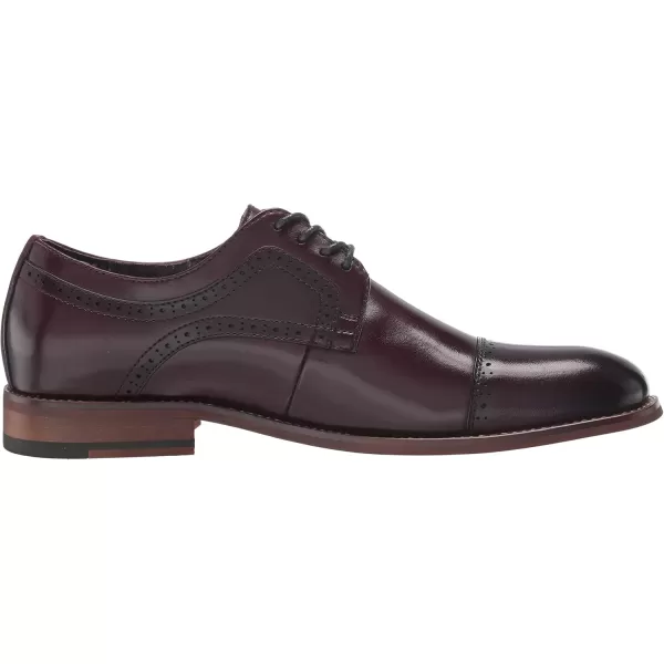 STACY ADAMS Mens Dickinson CapToe Laceup OxfordBurgundy 