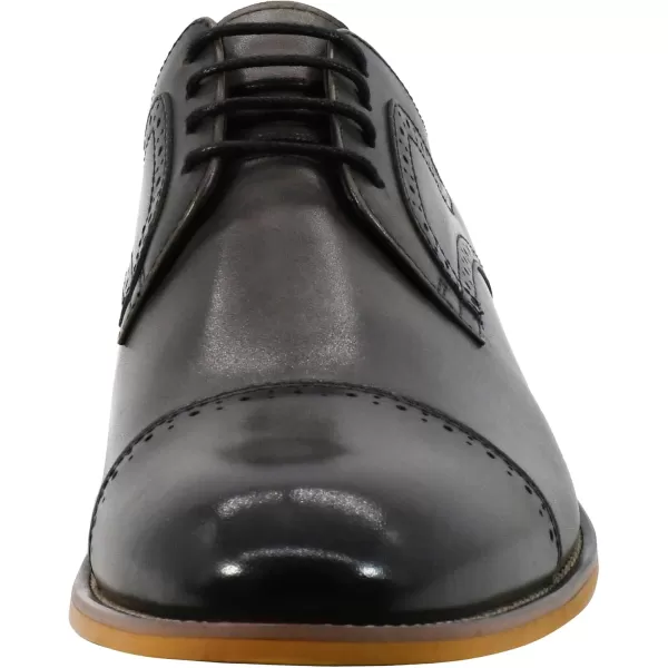STACY ADAMS Mens Dickinson CapToe Laceup OxfordGrey