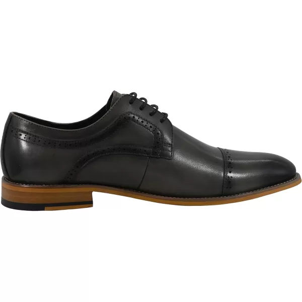 STACY ADAMS Mens Dickinson CapToe Laceup OxfordGrey