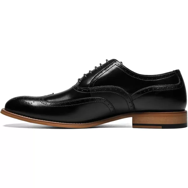 STACY ADAMS Mens Dunbar Wingtip OxfordBlack